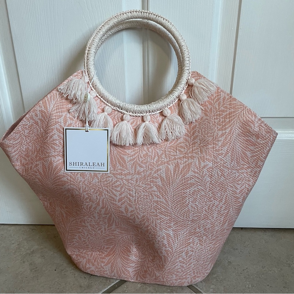 Shiraleah Clara Tote and Zip Pouch Blush Pink - Picture 3 of 15